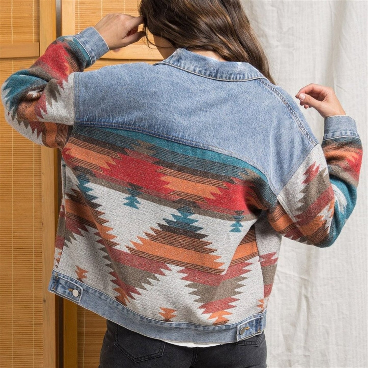 Aztec Denim jacket