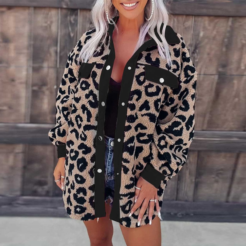 Cozy Leopard Shacket