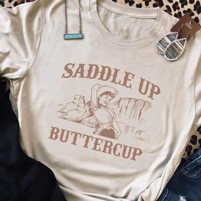 Saddle Up Buttercup Tee