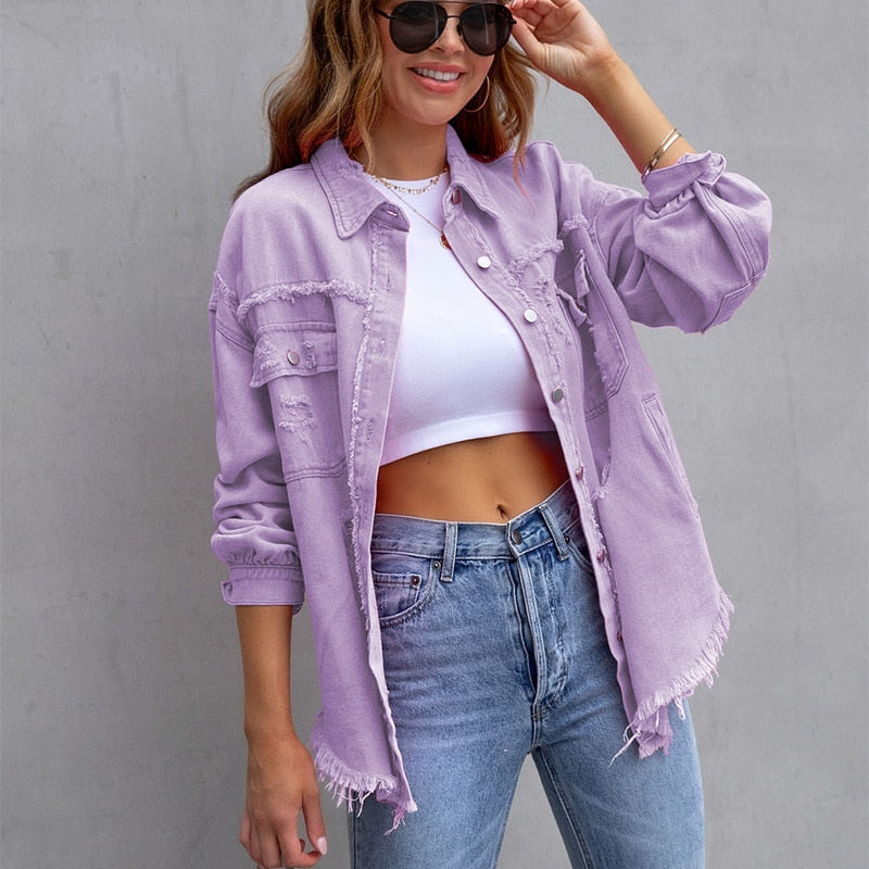 Denim Loose Fit Jacket