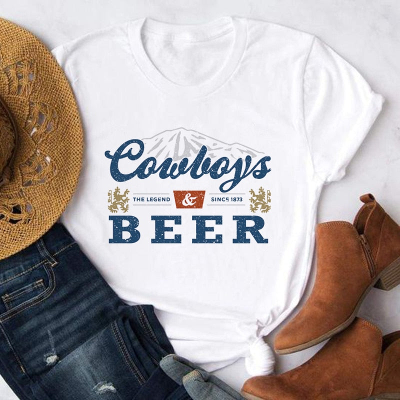 Cowboys and Beer Tee