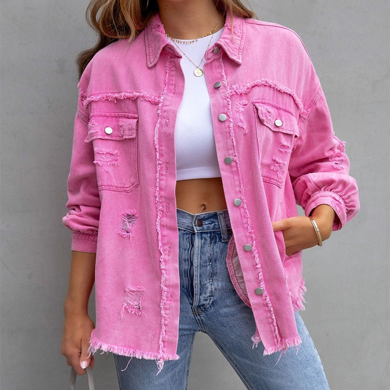 Denim Loose Fit Jacket