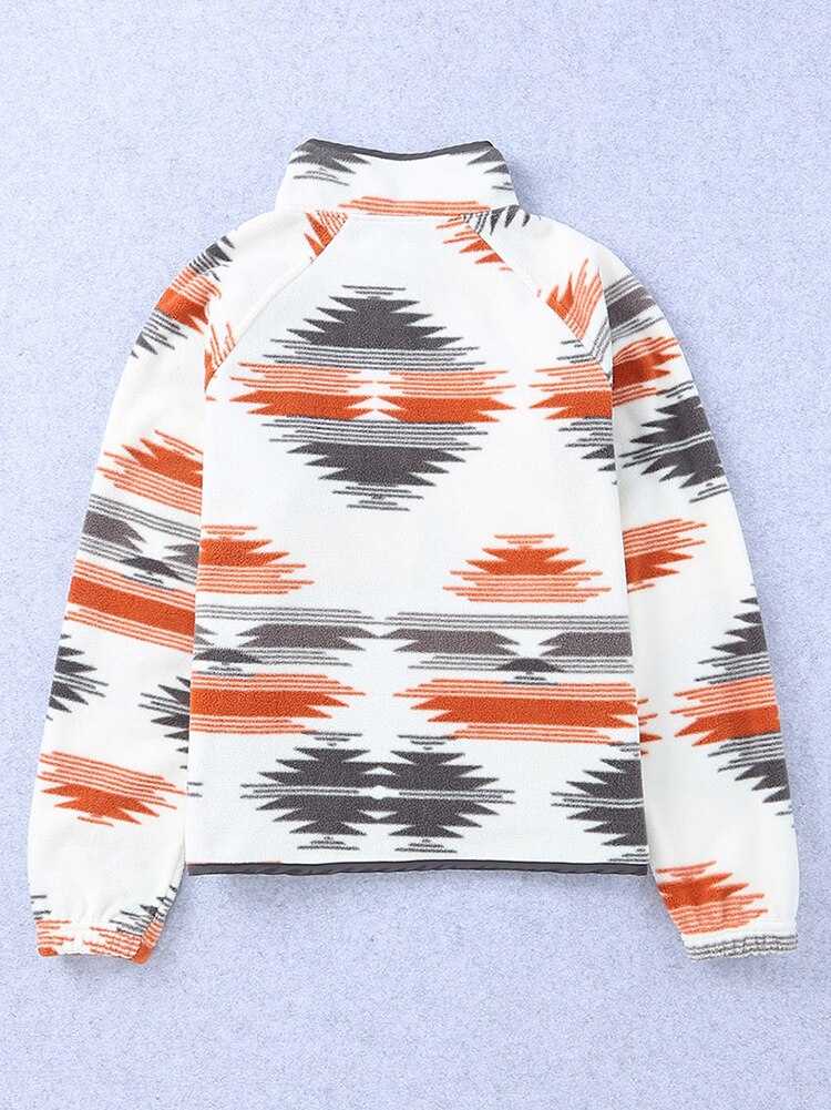 Aztec Button Up Fleece