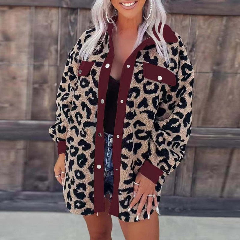 Cozy Leopard Shacket