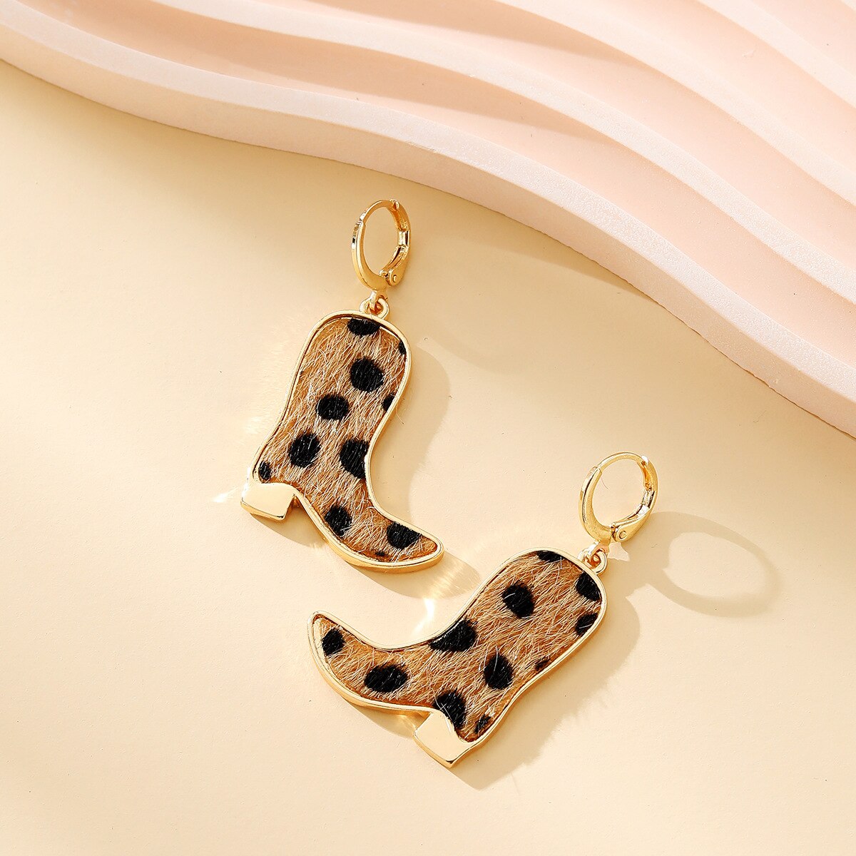 Cowprint Earrings