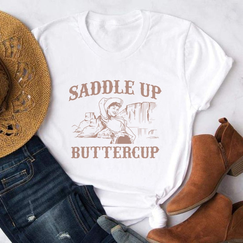 Saddle Up Buttercup Tee