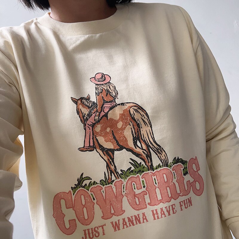 Cowgirls Just Wanna Have Fun Longsleeve